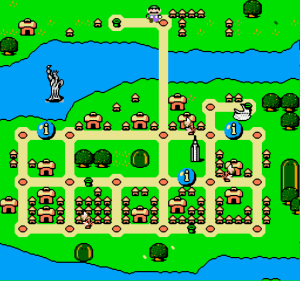 It's not quite as nice as Mario 3's overworld granted